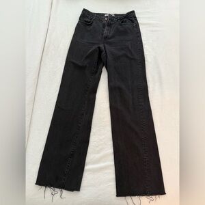 Zara Charcoal Denim Trousers